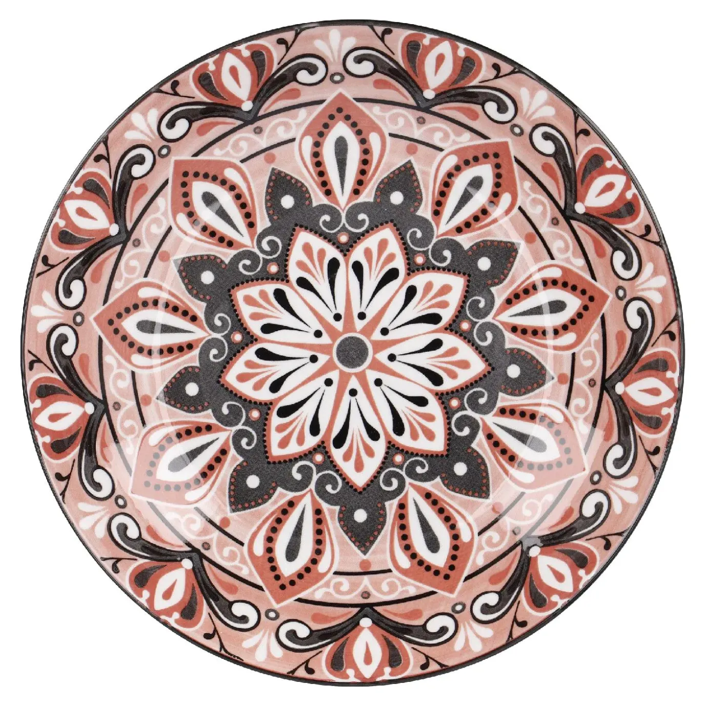 Schale Lisa, Flach, Rot, 20 Cm