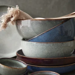 Schale Poke, Hellgrau, 18 Cm