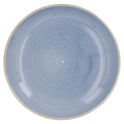 Schale Rille, Blau, 20 Cm