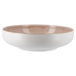 Schale Rille, Creme, 20 Cm