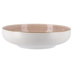Schale Rille, Creme, 16 Cm