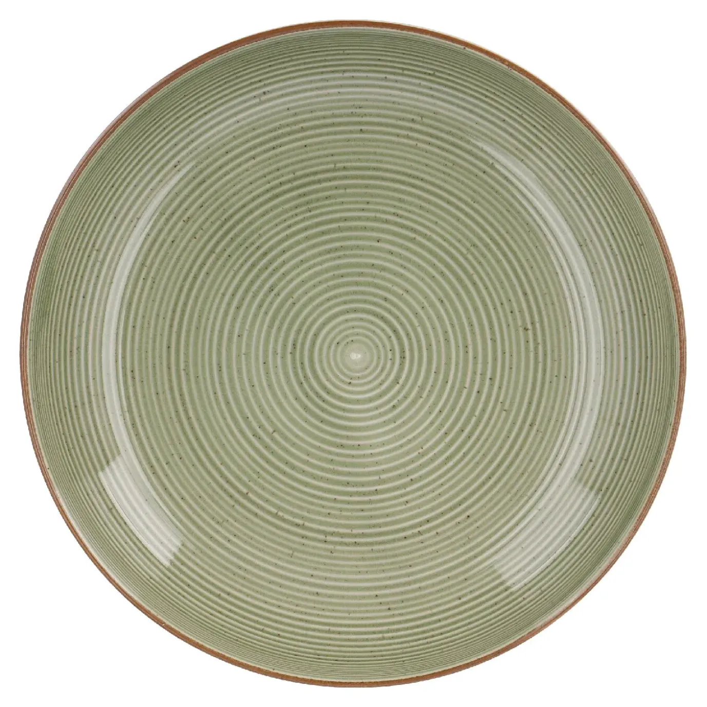 Schale Rille, Grün, 20 Cm