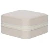 Schmuckbox, Creme, 9 X 9 Cm