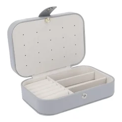 Schmuckbox, Grau, 16 X 11 Cm