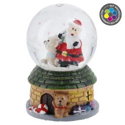 Schneekugel Haus, Grün, 4.5 X 7 Cm