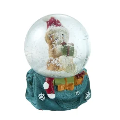 Schneekugel Katze, Braun, 4.5 X 6 Cm