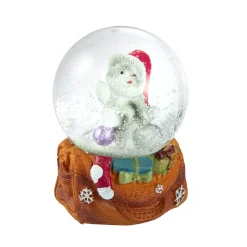 Schneekugel Katze, Grau, 4.5 X 6 Cm