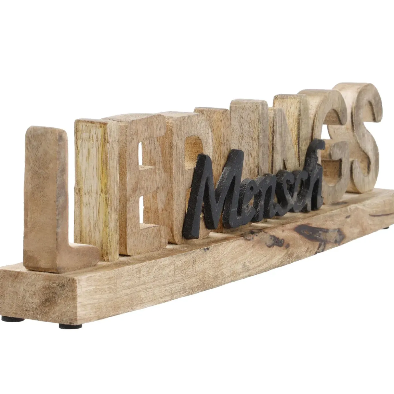 Schriftzug Lieblingsmensch, 38 Cm