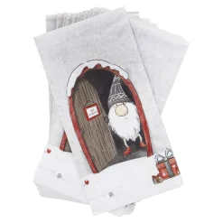 Serviette Bistro/Wichtel, Tür, 16 Stück