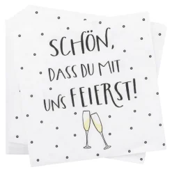 Serviette Feiern, 20 Stück