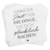 Serviette Nimm Dir Zeit, 20 Stück