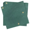 Servietten Xmas/Prägung, Dunkelgrün, 20 Stück