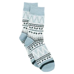 Socke Winter, Damen, Motiv/blau, Größe 35-41