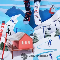 Socken Xmas, Alpine Ski, Gr. 35-38