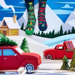 Socken Xmas, Weihnachtsbaum, Gr. 39-42