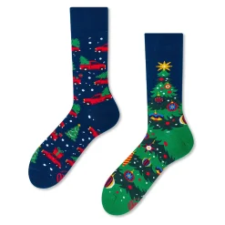 Socken Xmas, Weihnachtsbaum, Gr. 35-38