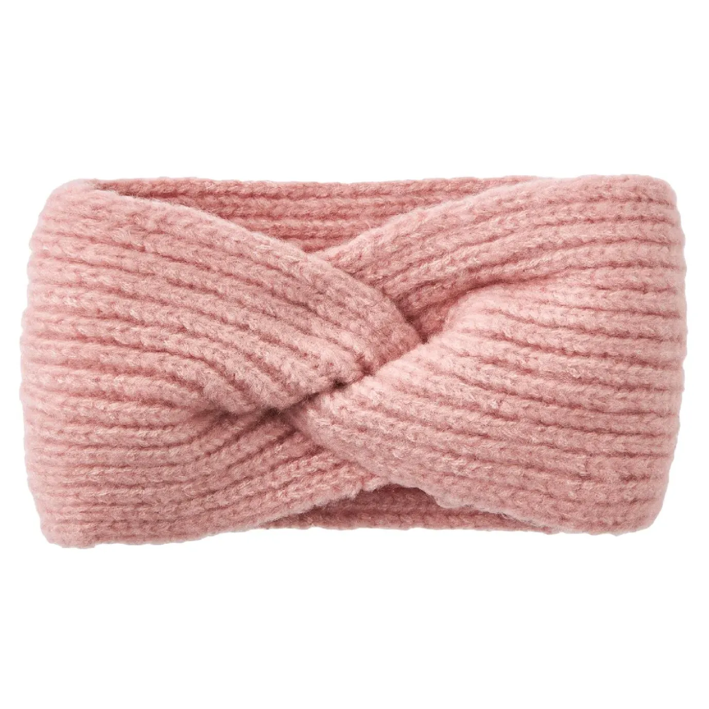 Stirnband Melange Mit Knoten, Rosa