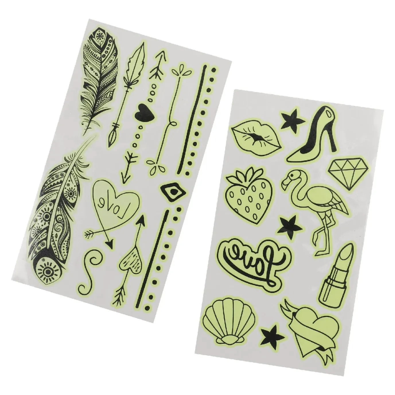 Tattoo-Set Glow, Mädchen