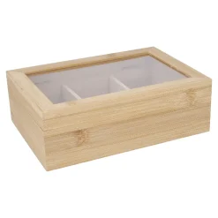 Tee-Box Bambus, 23 X 16 X 7.5 Cm