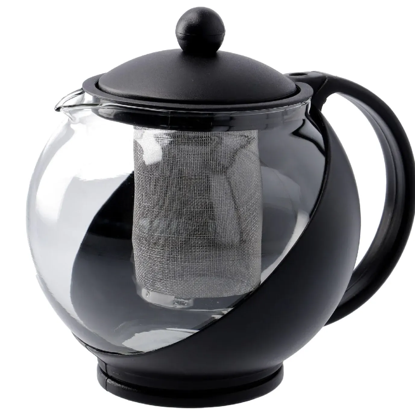 Teekanne Mit Filter, Schwarz, 1250 Ml