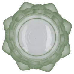 Teelichthalter Lotus, Grün, 9 X 4.3 Cm