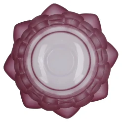 Teelichthalter Lotus, Lila, 9 X 4.3 Cm