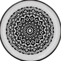 Teller China, Orient, Schw/wss, 16.5 Cm