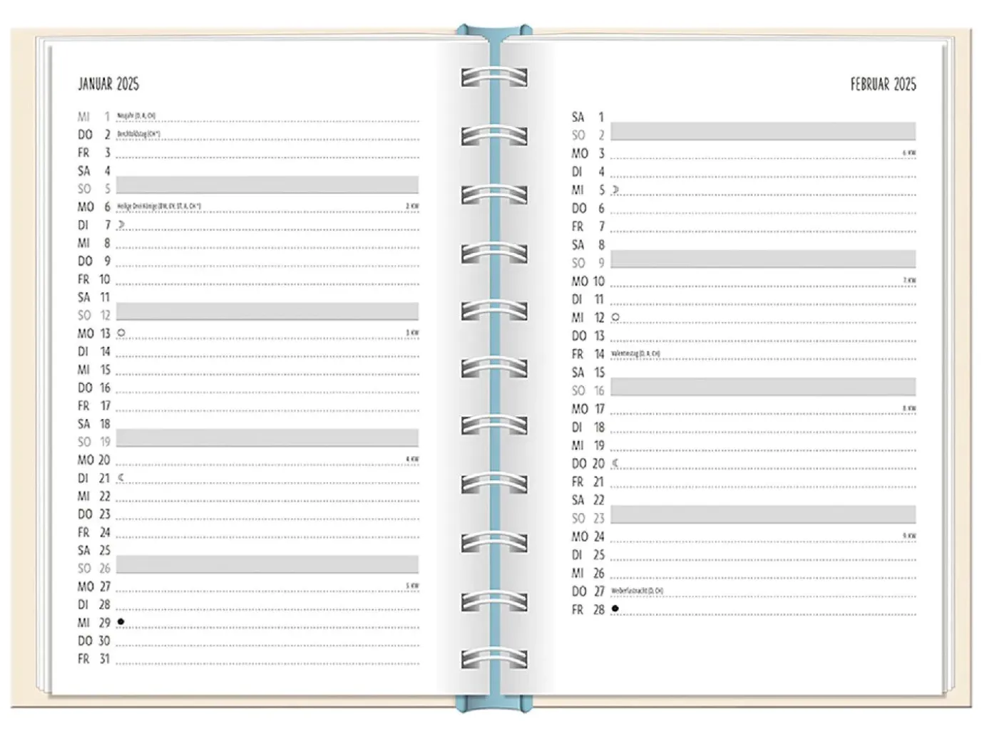 Terminplaner 2025, Eine Brise Meer