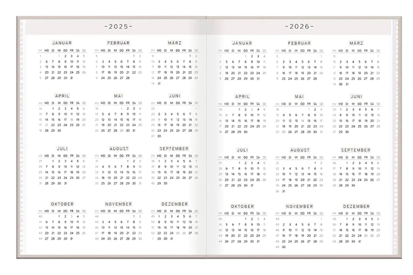 Terminplaner Lady, 2025, Neues Jahr Neues Ich