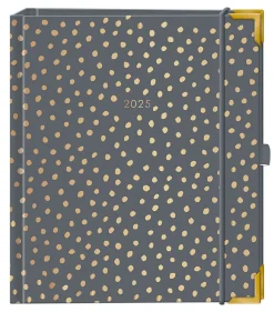Terminplaner Premium 2025, Dunkelgrau
