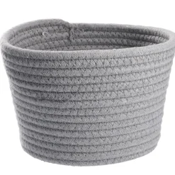 Textilkorb, Grau, 20 X 14 Cm