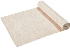 Tischläufer Anthea, Beige/weiß