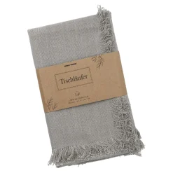 Tischläufer Fransen, Taupe, 40 X 150 Cm