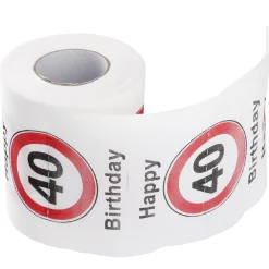 Toilettenpapier Birthday, 40 Jahre, 24 Meter