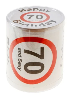 Toilettenpapier Birthday, 70 Jahre, 24 Meter
