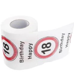 Toilettenpapier Birthday, 18 Jahre, 24 Meter