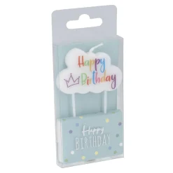 Tortenkerze Geburtstag, Bunt