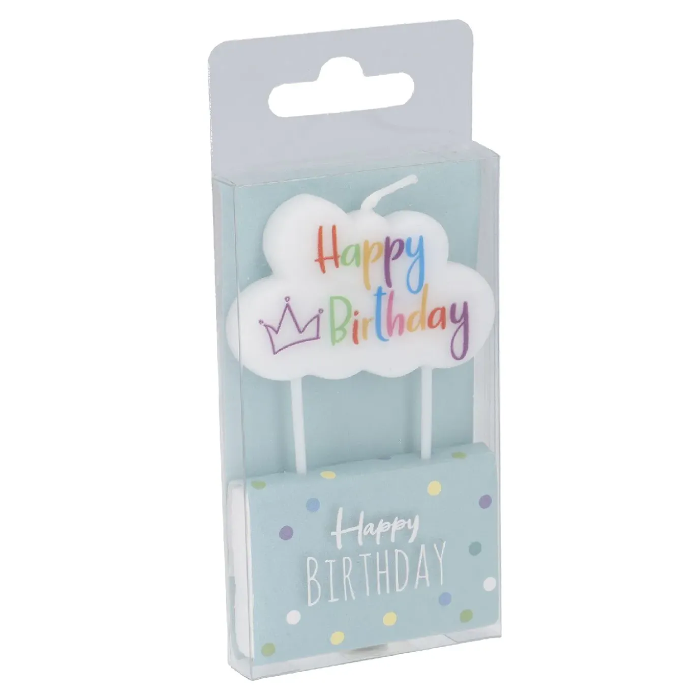 Tortenkerze Geburtstag, Bunt