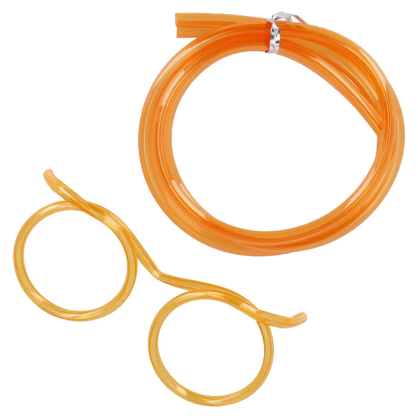 Trink-Schlauch Brille, Orange