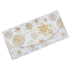 Umschlag Für Geldgeschenk, Schneeflocken