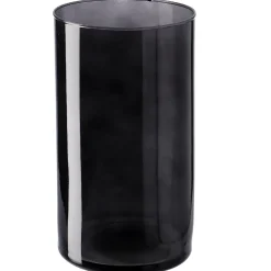 Vase Zylinder, Anthrazit, 16 X 29 Cm