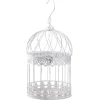 Vogelkäfig, Weiß, 30 Cm