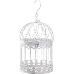Vogelkäfig, Weiß, 30 Cm