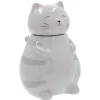 Vorratsdose Katze, Grau, 20 Cm