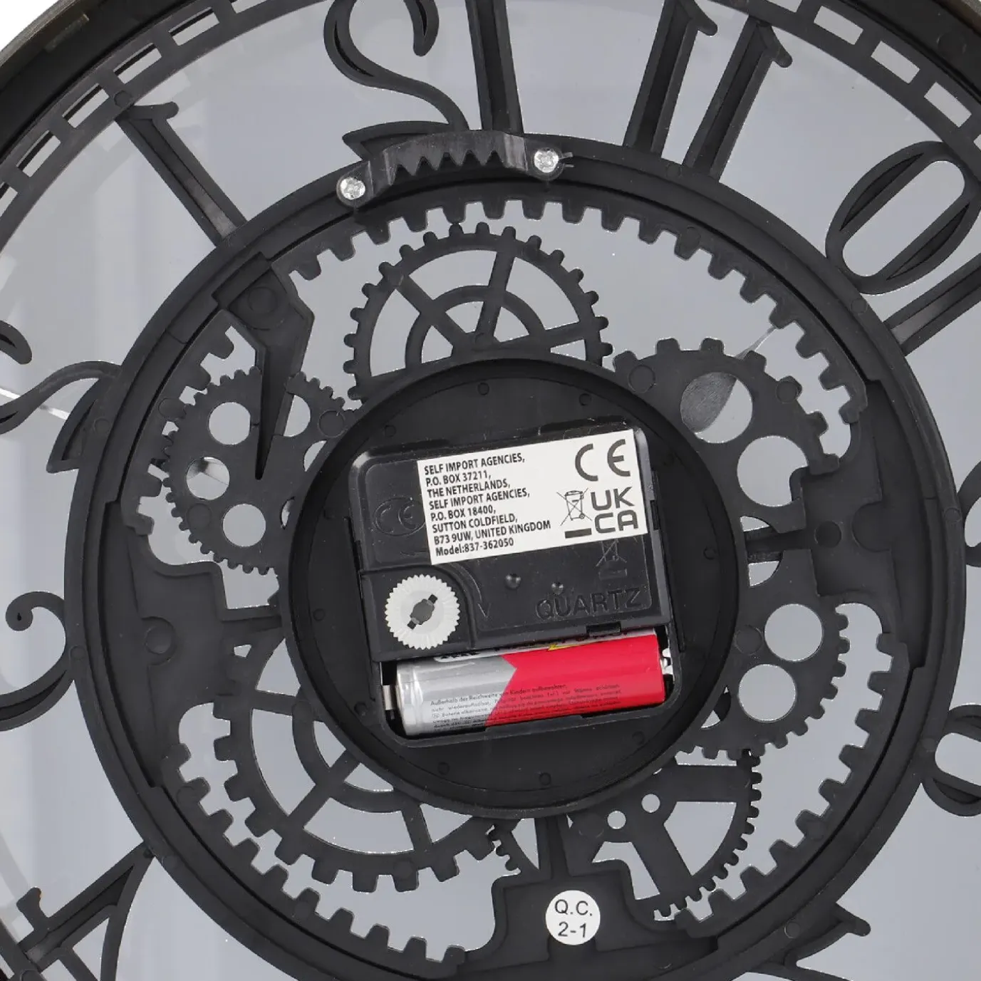 Wanduhr Antik, Mechanisch, 27 Cm