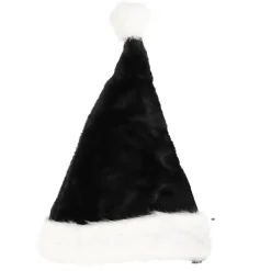 Weihnachtsmütze Fancy, Schwarz/weiß