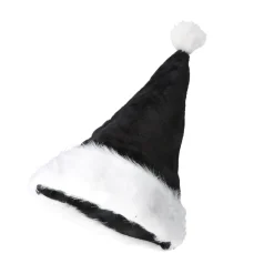 Weihnachtsmütze Fancy, Schwarz/weiß