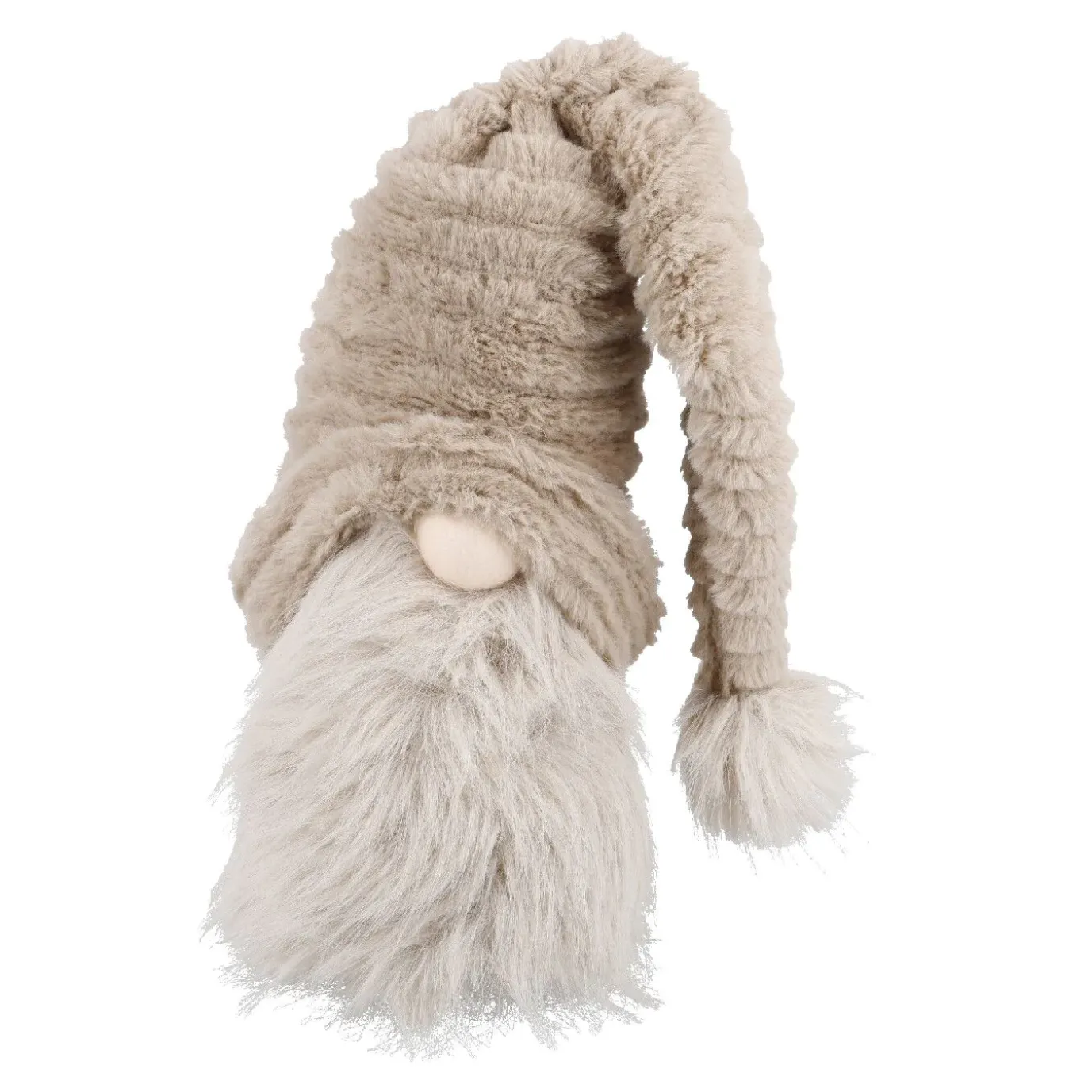 Wichtelkopf Mit Bart, Beige, 57 Cm