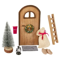 Wichteltür-Set, Braun