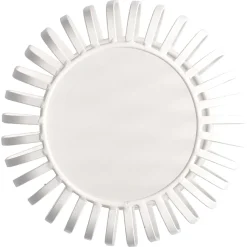 Windlicht Metall, Weiß, 15 X 12.5 Cm